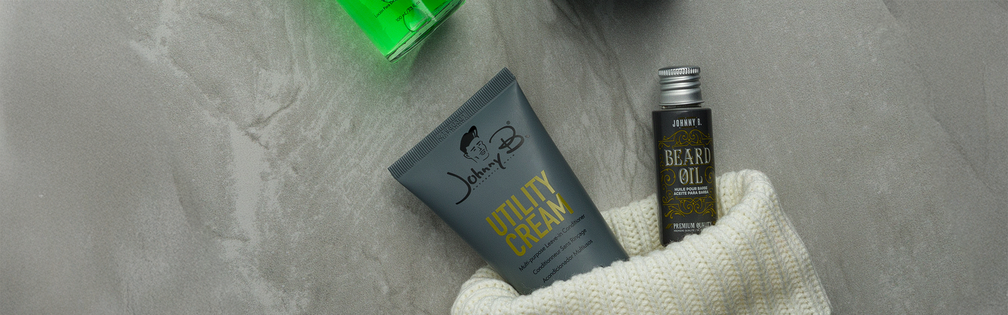 Johnny B. products in stocking