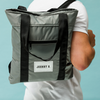 Wearing Bus Stop Bag as a backback