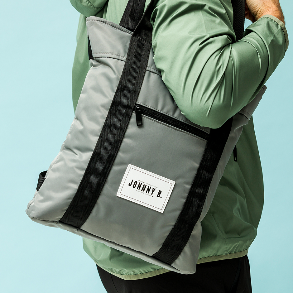 Wearing Bus Stop Bag as a tote