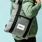 Wearing Bus Stop Bag as a tote