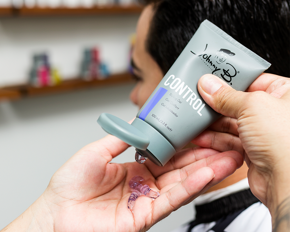 Squeezing Control 100ml into hands