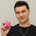 Man holding Dope Texture Gel in hand