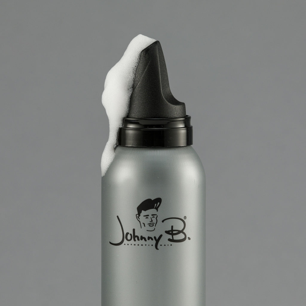 Foundation Mousse can with foam out the top