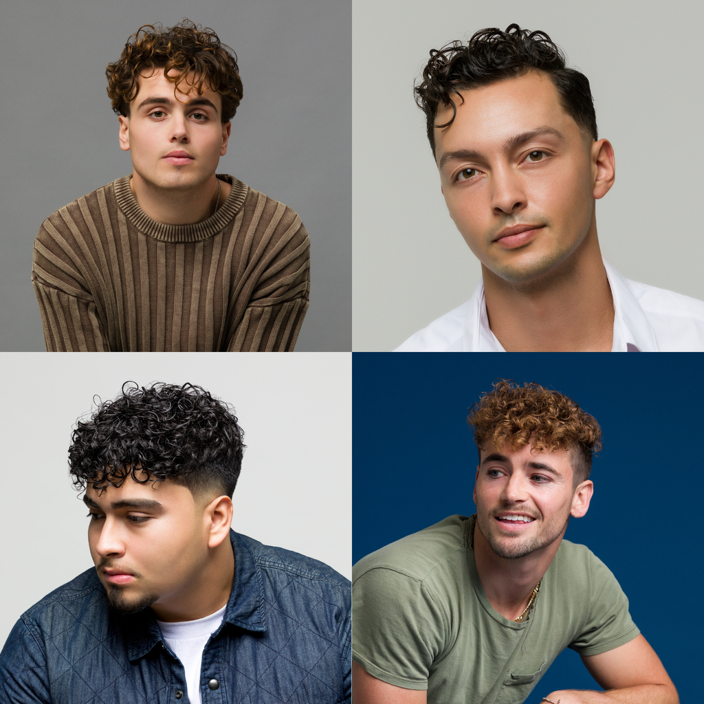4 models with Foundation Mousse in hair
