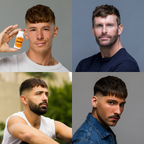 4 models with Hold Up Hair Powder in hair