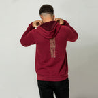 Zip Hoodie back design details
