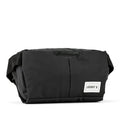 Move Easy Bag: black bag with Johnny B. logo