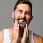 Man wearing beard with Beard Wash