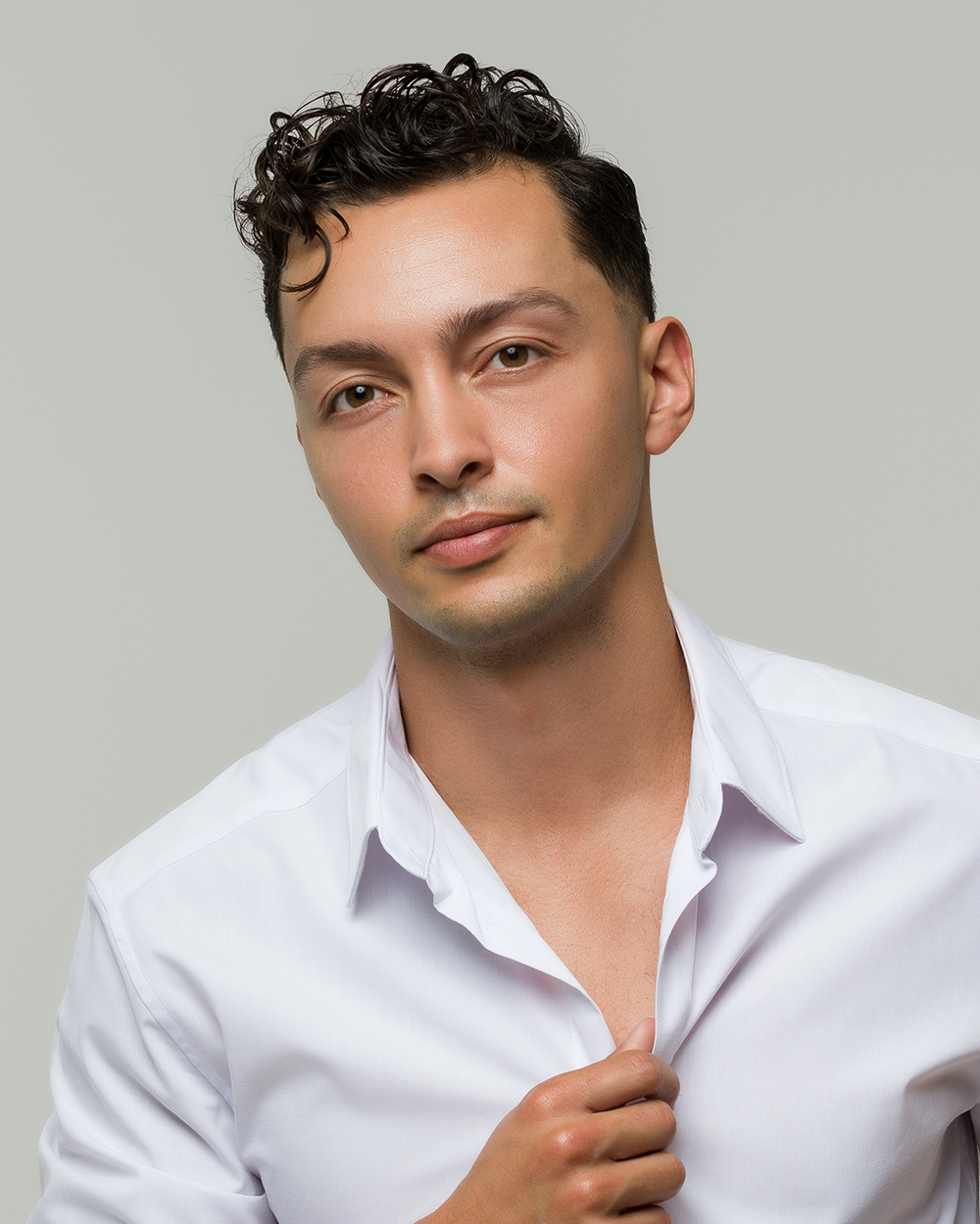 Man with Dope in hair