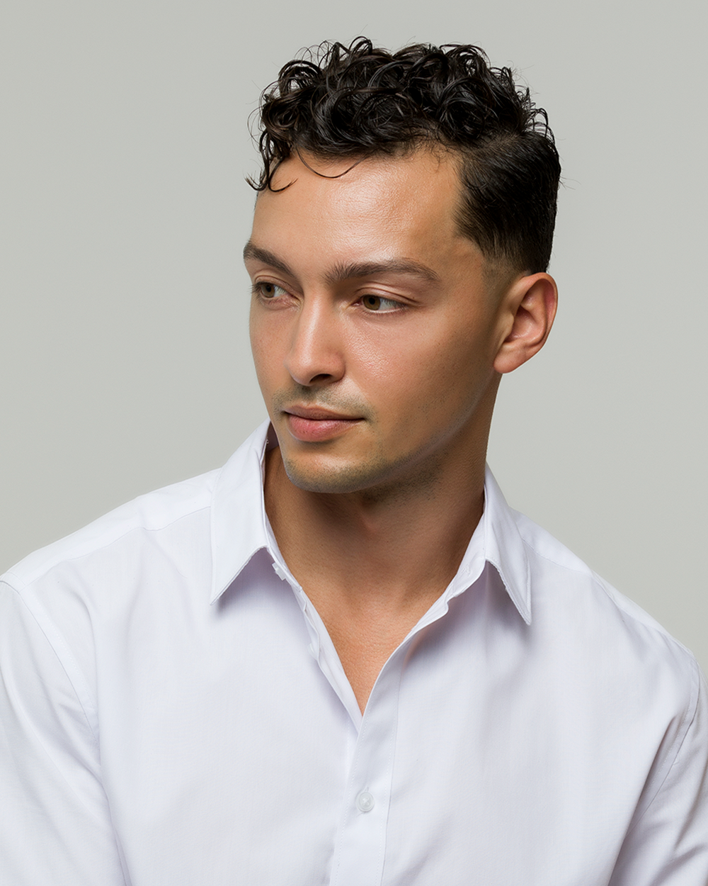 Man with Dope in hair