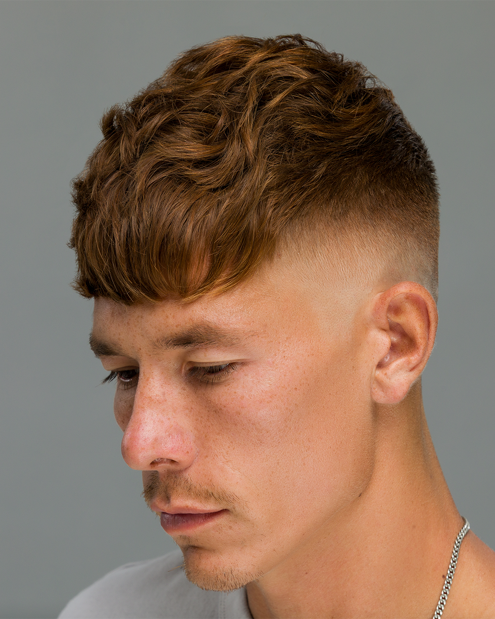 Man with Hold Up Hair Powder in hair