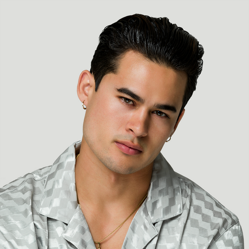 Man with Mode in hair