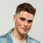 Man with Control Styling Gel in hair