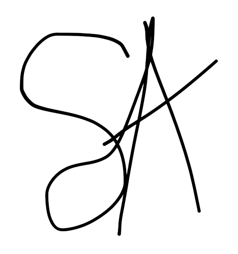 Sergio's signature