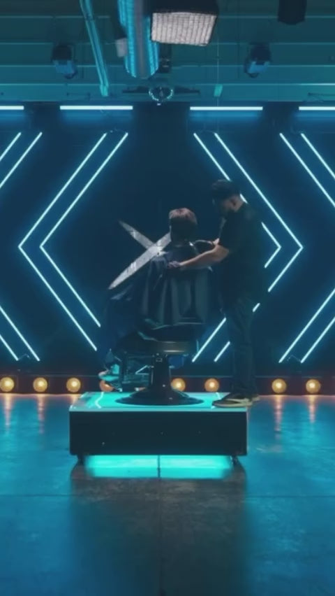 30 second video of a barber advertising Johnny B. Hold Tight Clay Gel