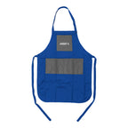 AOK Apron, blue and gray colorway
