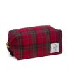 Johnny B. red Plaid Dopp Bag