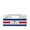 Johnny B. Art of Barbering comb bundle set. Box packaging features logo with blue and red stripes.