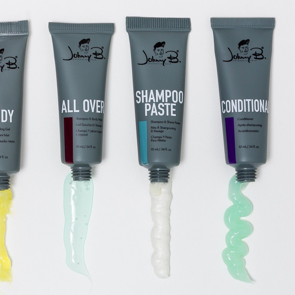 Fuddy, All Over, Shampoo Paste, and Conditional sample sizes