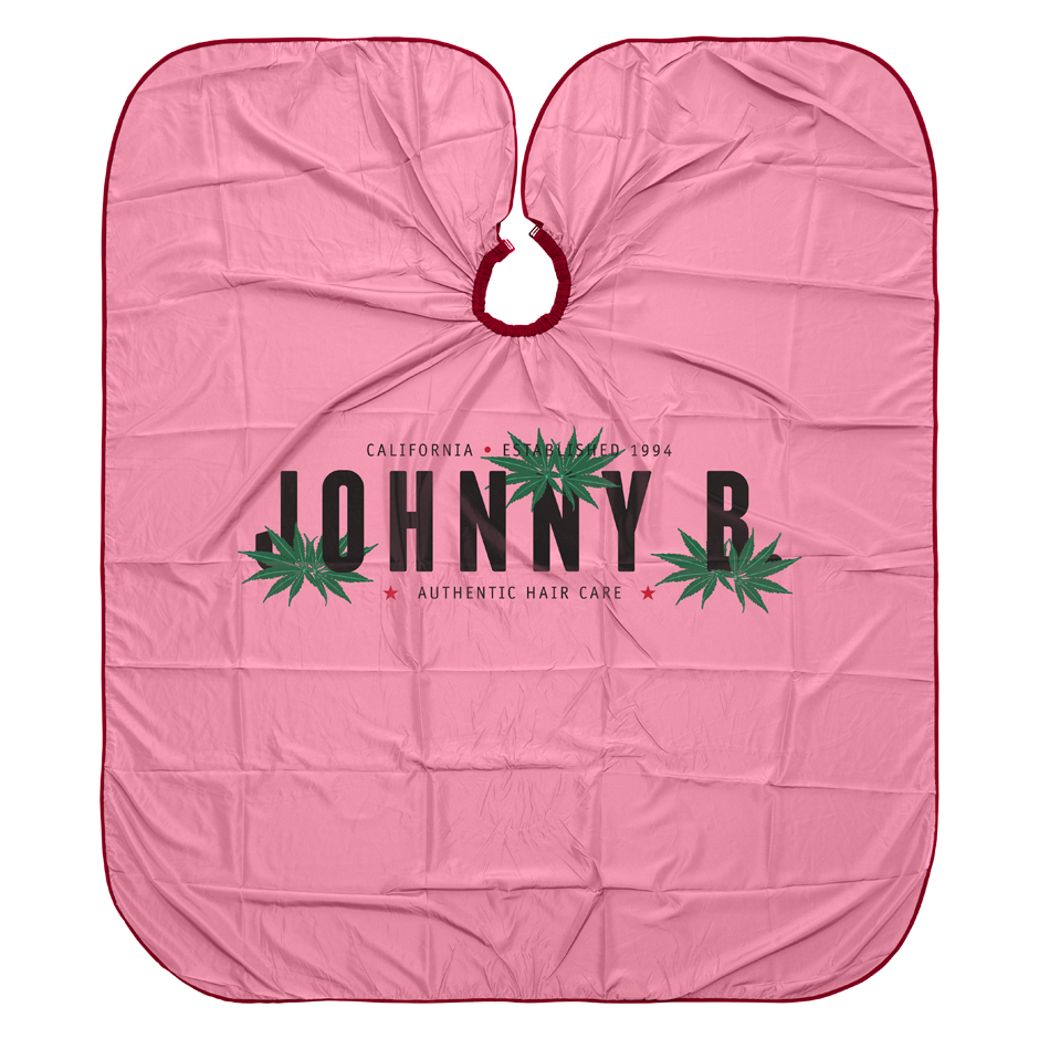 Johnny B. pink Scratch Sniff cutting cape