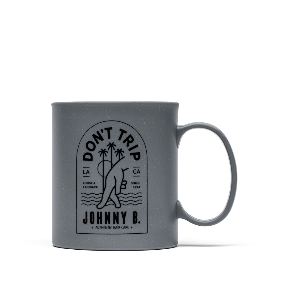 Gray Don't Trip coffee mug