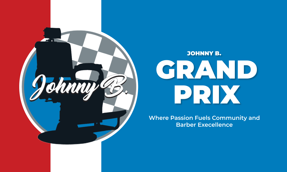 Grand Prix event thumbnail. Where passion fuels community and barber execellence